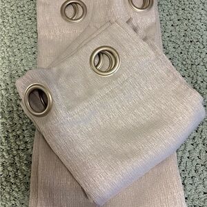 Elegant Cream Textured Curtains